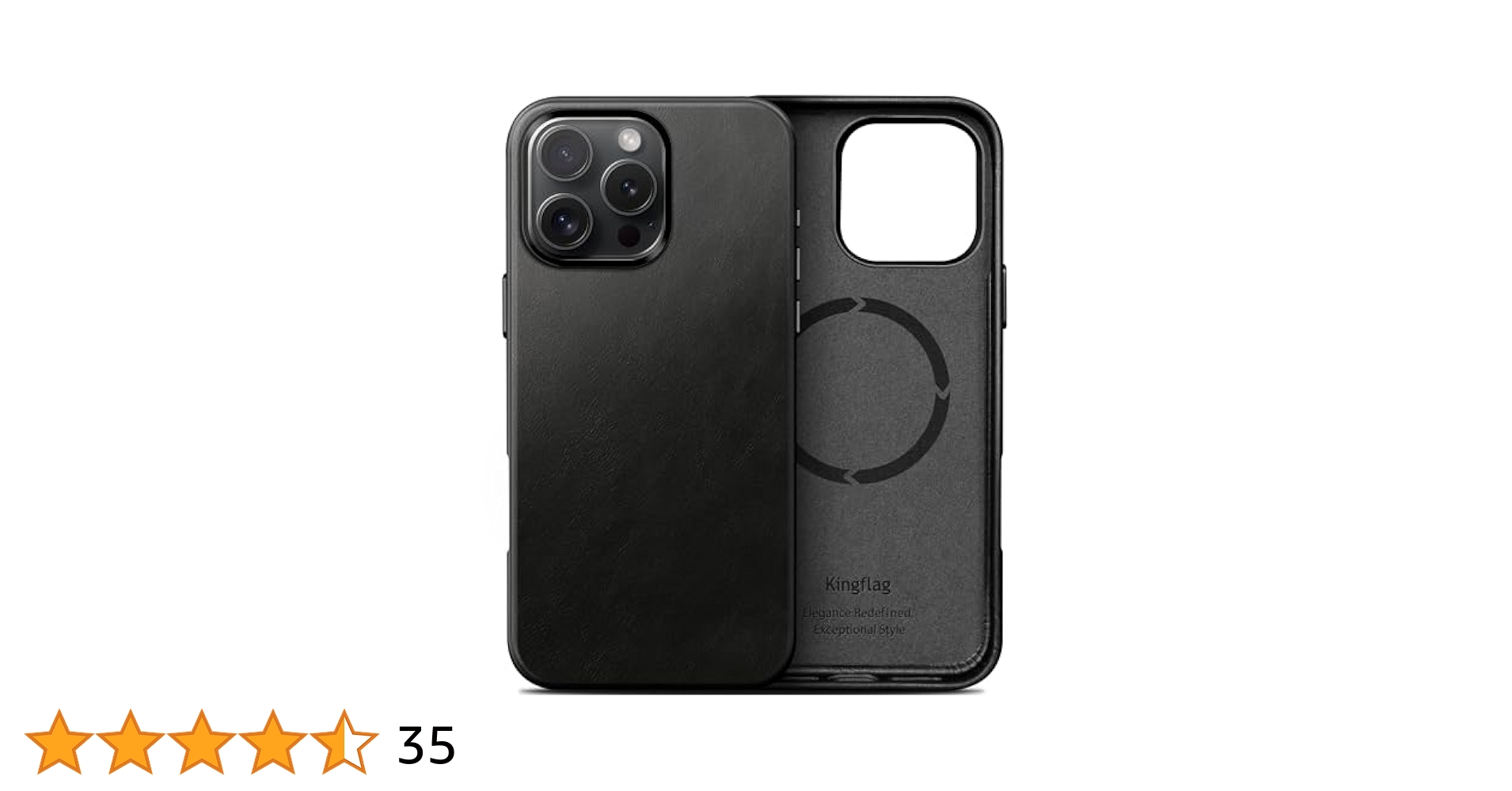 GRAMS(28) iPhone 16 Pro 用 レザーケース ブラック 黒 GRAMS28 121 MagSafeレザーケース｜iPhone 16 Pro